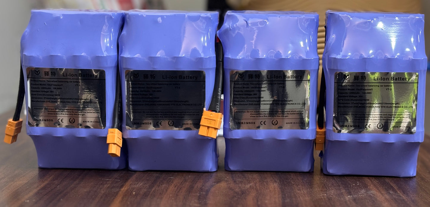 36V lithium-ion battery designed for hoverboards and drifting scooters, featuring a compact and durable design for enhanced performance.