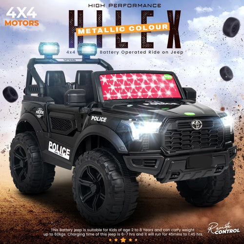 Hilex Pro Rechargeable Battery Operated Jeep for Kids