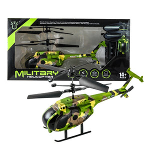 Remote-controlled RC military helicopter for kids