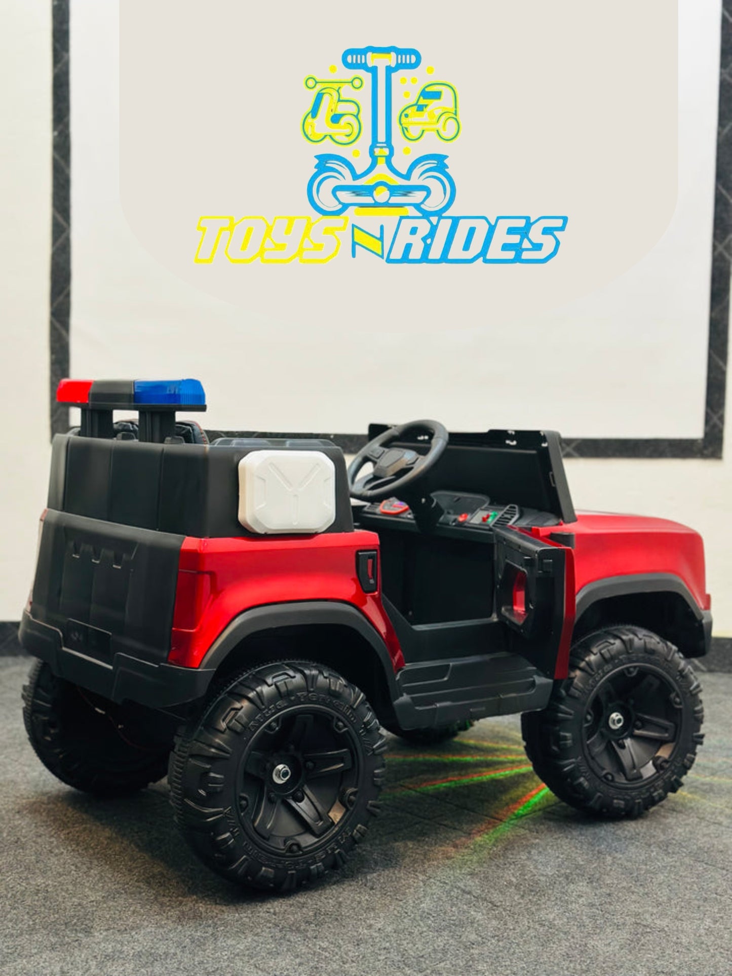 Kids Electric Jeep – Toyota Tundra – Police Jeep by TOYSNRIDES-Toysnrides.com