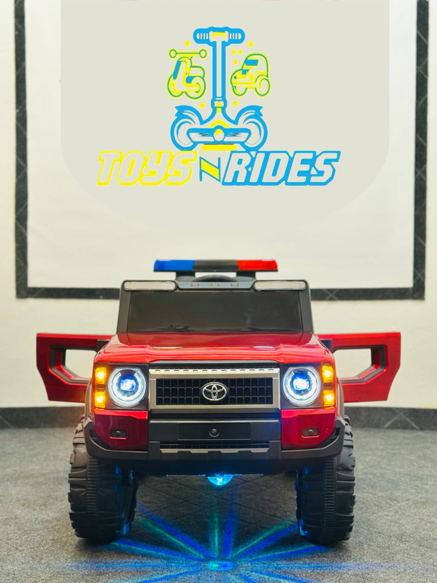 Kids Electric Jeep – Toyota Tundra – Police Jeep by TOYSNRIDES-Toysnrides.com