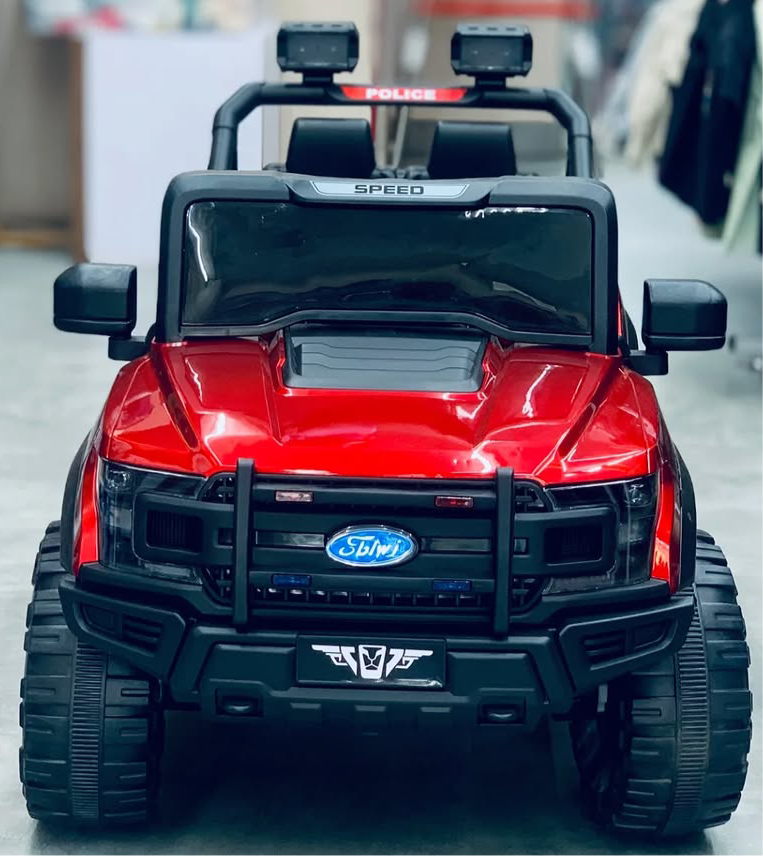 Ford Shape Kids Battery-Operated Remote Control Jeep – 12V Kids Battery Car with Music, Lights, and Swing System | TOYSNRIDES-Toysnrides.com