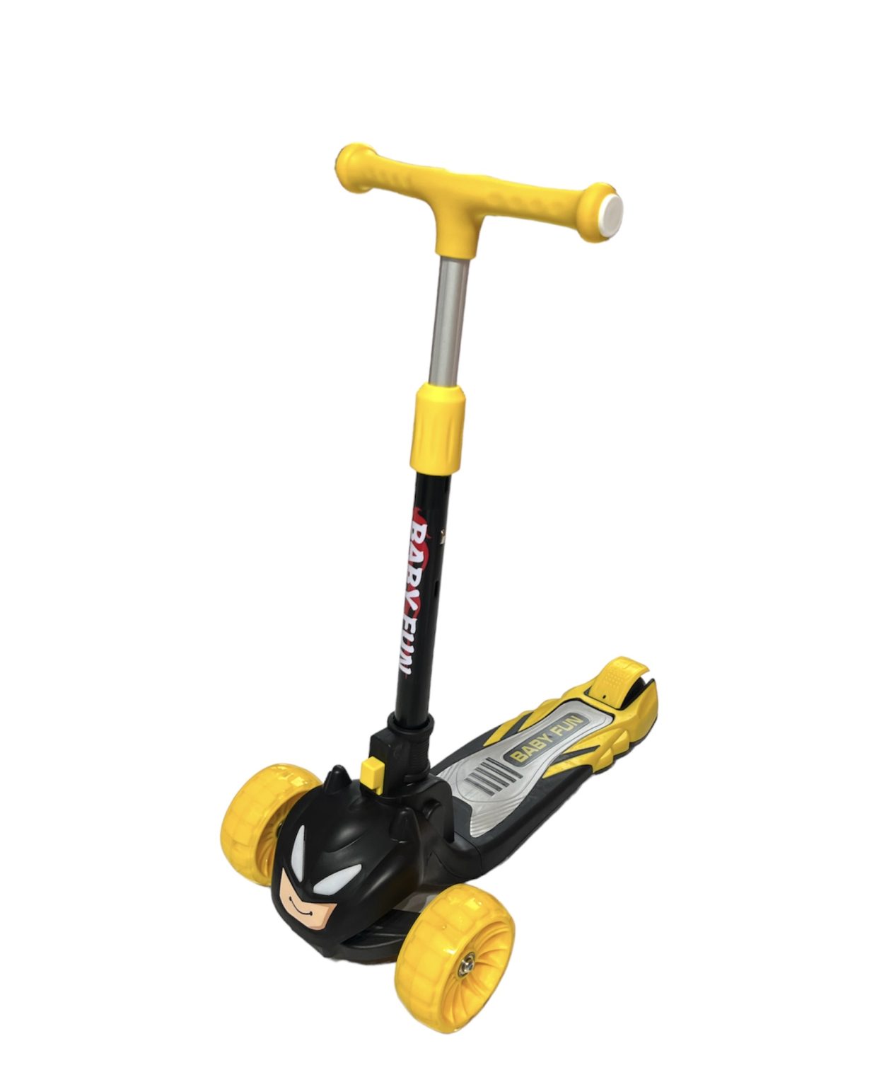 Batman Style 3 Wheeler Scooty With Adjustable Hieght - Toys N Rides