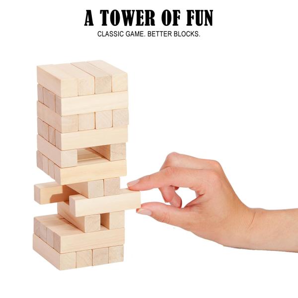Wooden Jenga Game 42 Pcs For Kids
