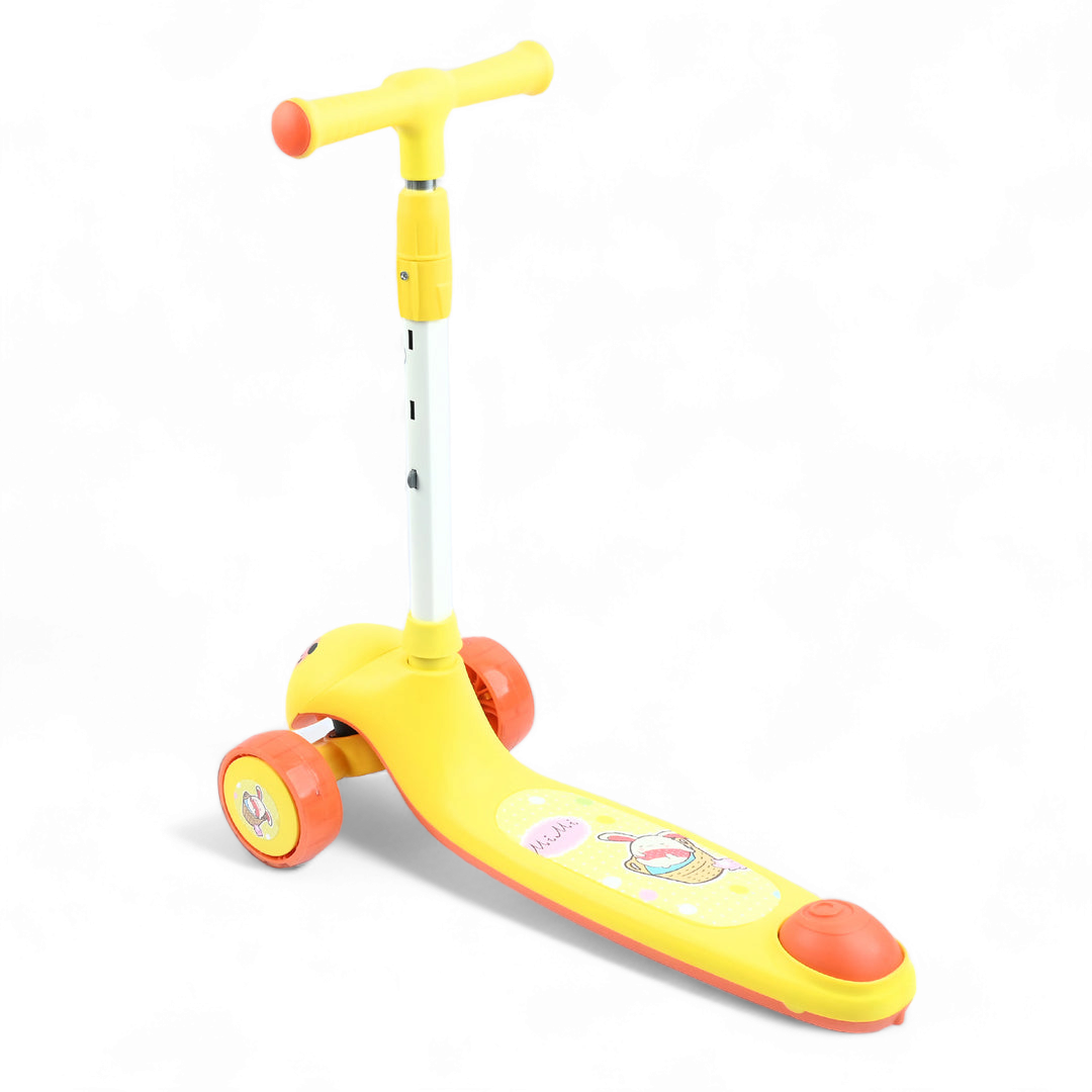Mickey Shape 3 Wheeler Scooty With Adjustable Hieght