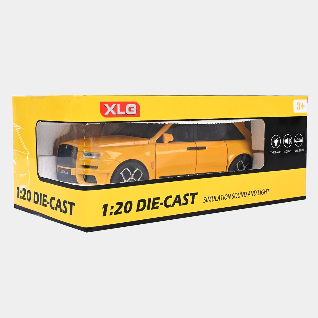 DIE - CAST MODEL PULLBACK CAR WITH LIGHT MUSIC 1:20 SCALE - Toys N Rides