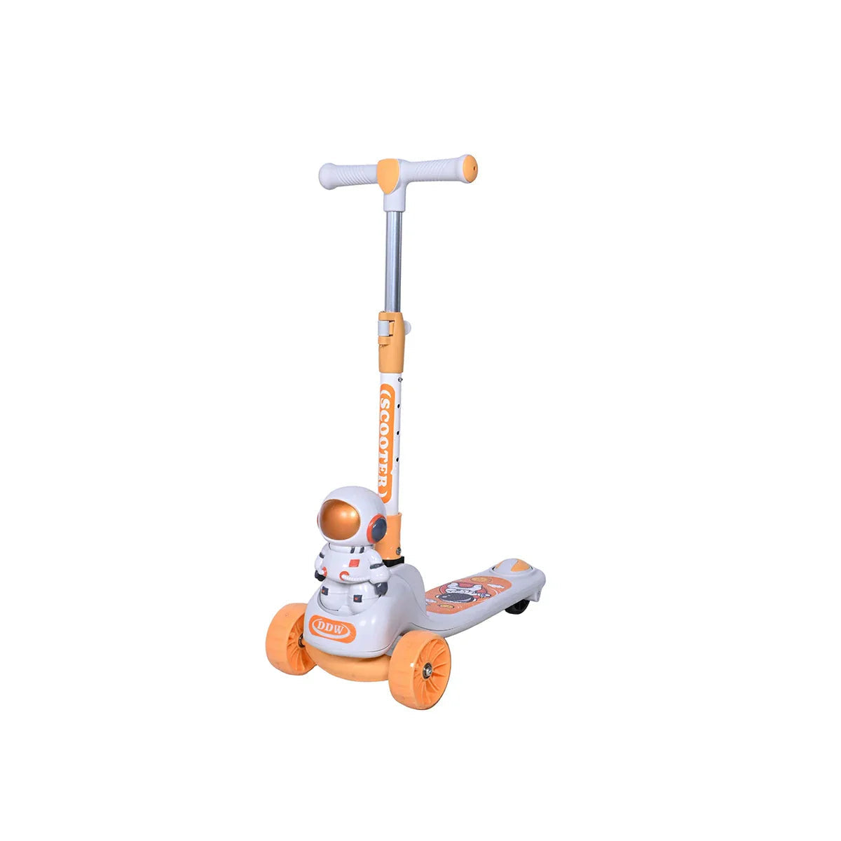 Kids Three Wheels Kick Scooter With Light And Music In Austaronaut Style