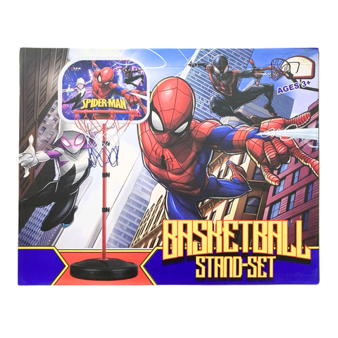 Spiderman basketball stand for kids