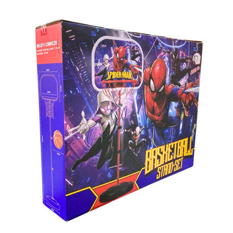 Spiderman basketball stand for kids