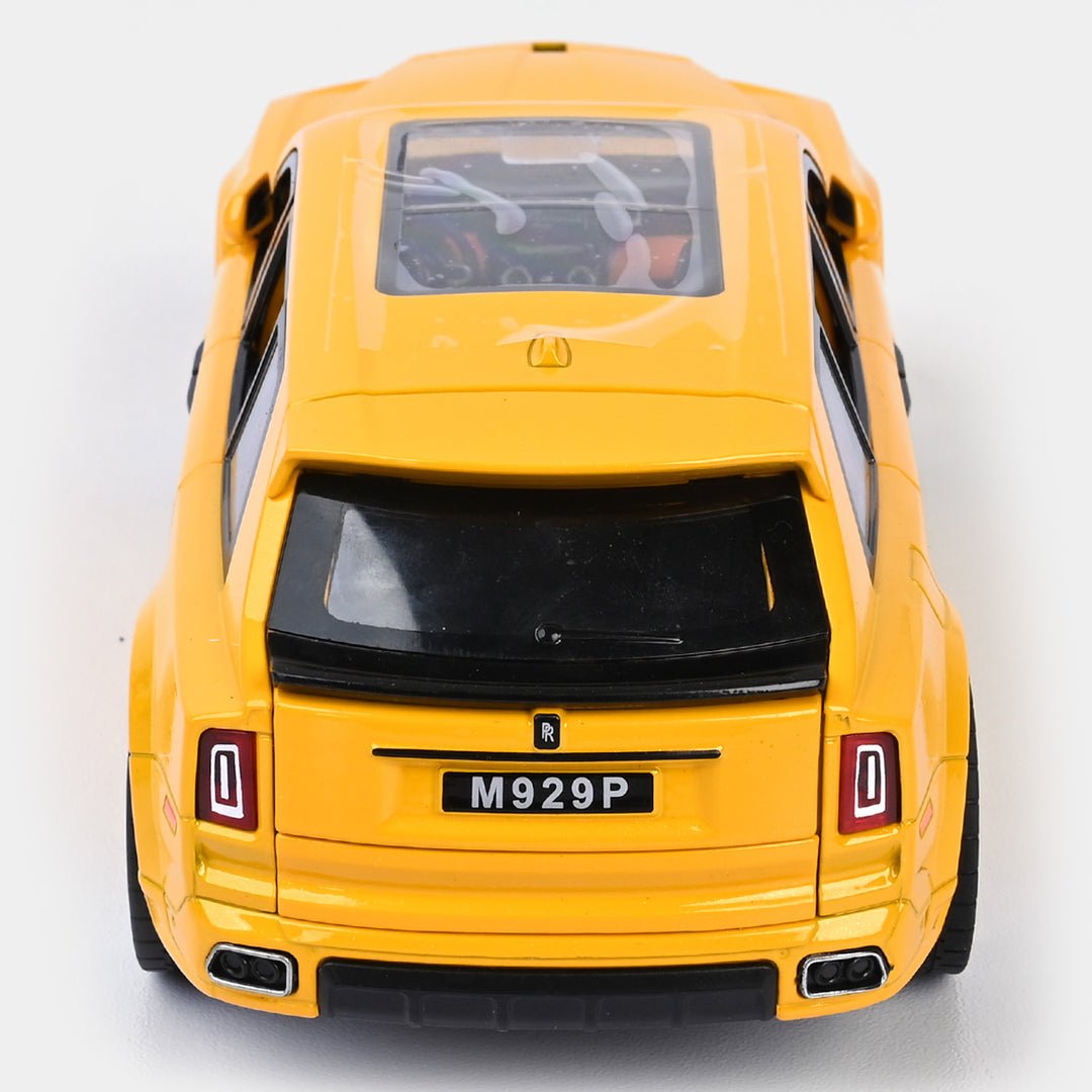 DIE - CAST MODEL PULLBACK CAR WITH LIGHT MUSIC 1:20 SCALE - Toys N Rides