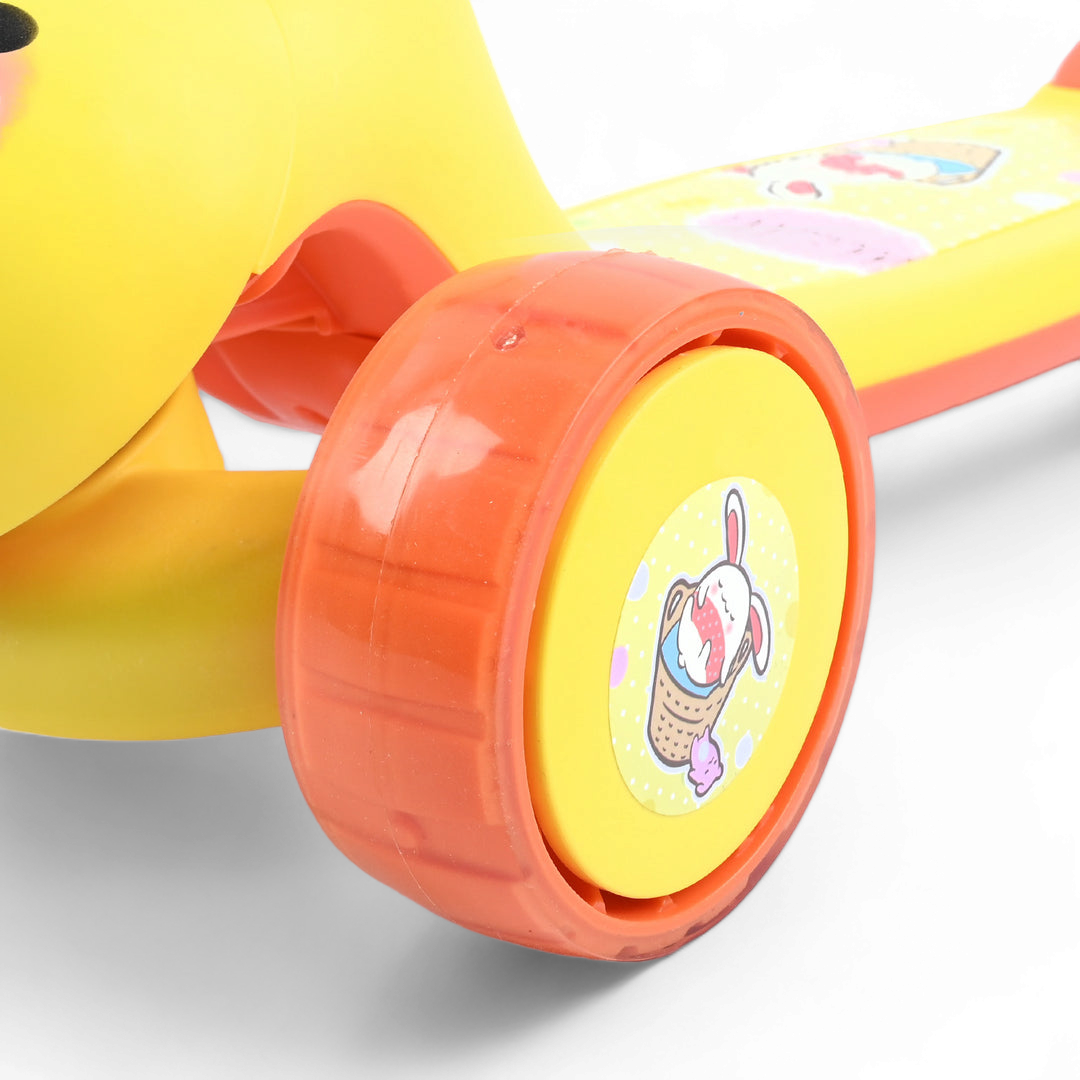 Mickey Shape 3 Wheeler Scooty With Adjustable Hieght