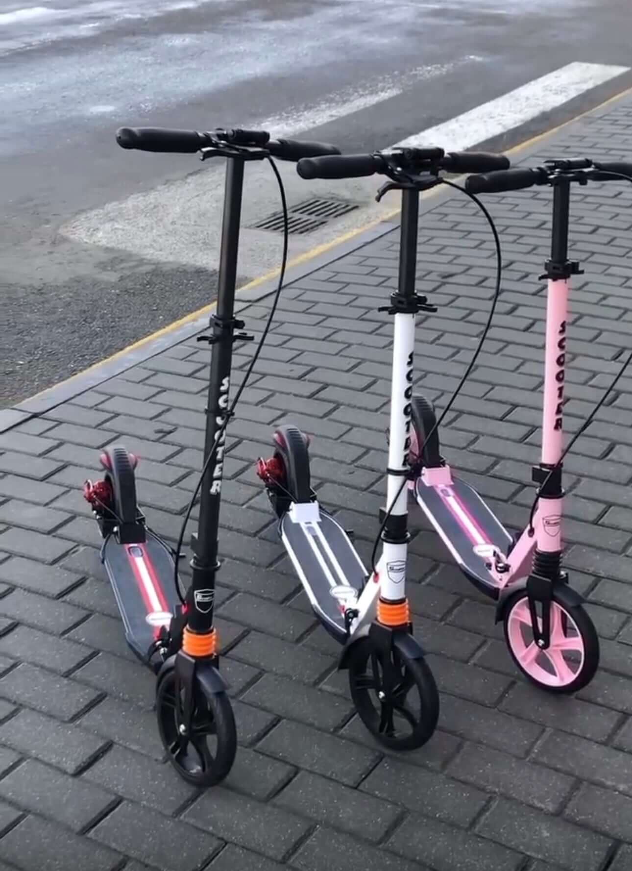 2 wheelers metal scooty with shockers