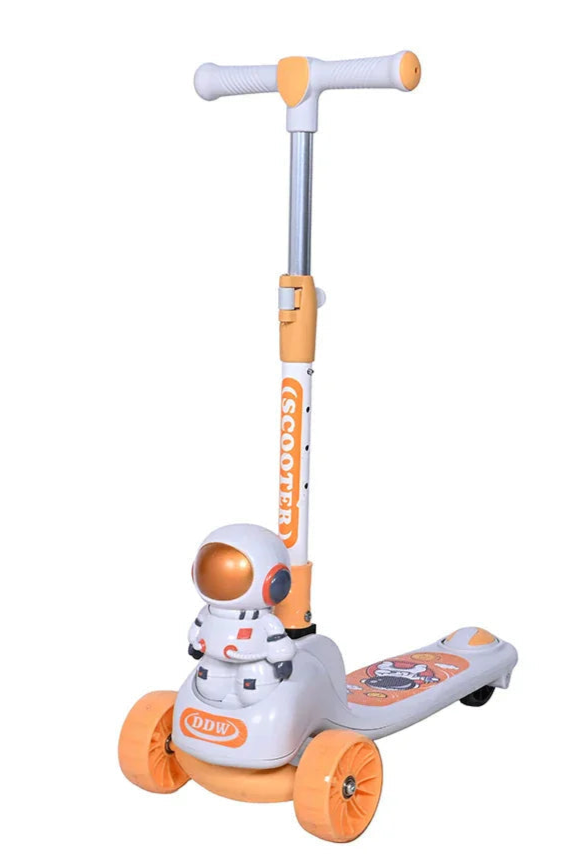 Kids Three Wheels Kick Scooter With Light And Music In Austaronaut Style