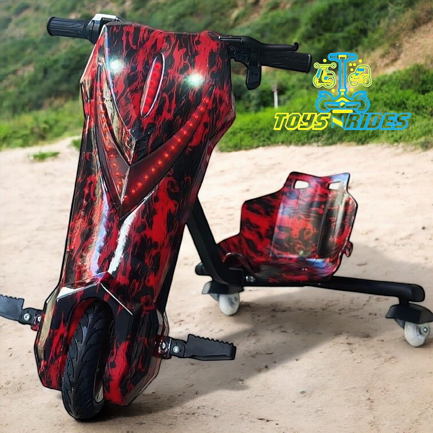 Fast 3 Wheel Drifting Scooter reaching speeds of up to 20KM/H.