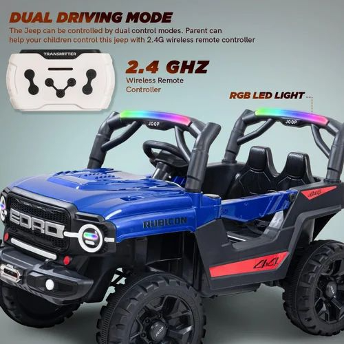 Kids battery operated ride on jeep