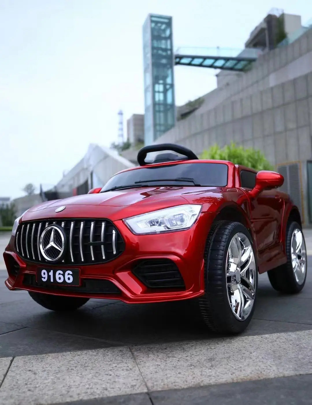 Mercedes shape kids ride on car