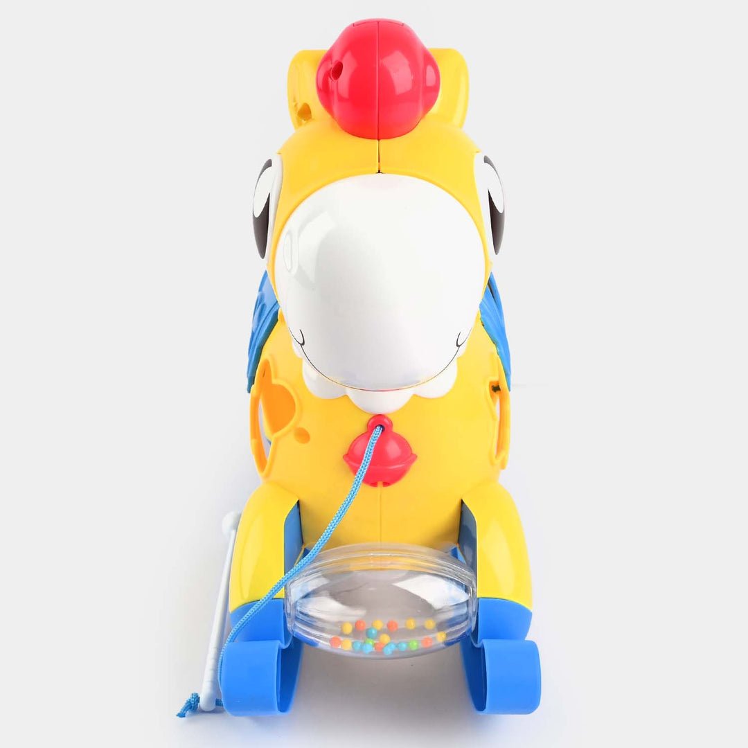 5 IN 1 Haunger Rocking Horse Shape Musical Instrument For Kids - Toys N Rides
