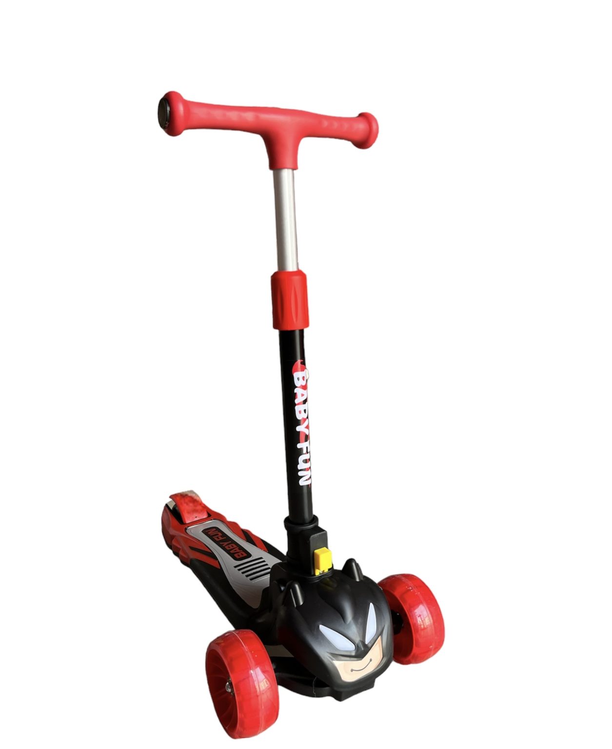Batman Style 3 Wheeler Scooty With Adjustable Hieght - Toys N Rides