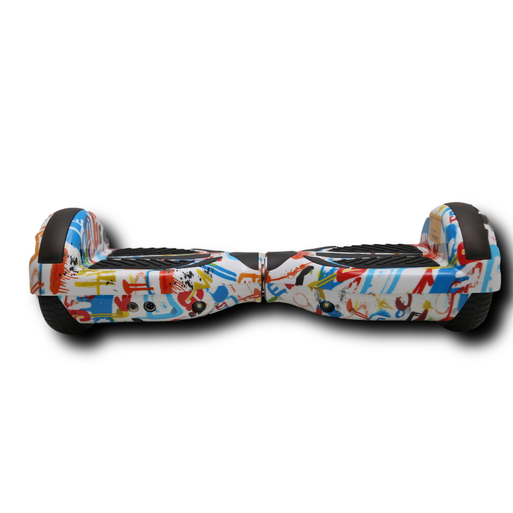 TOYSNRIDES electric scooter cruising on a smooth surface with flash wheels glowing.