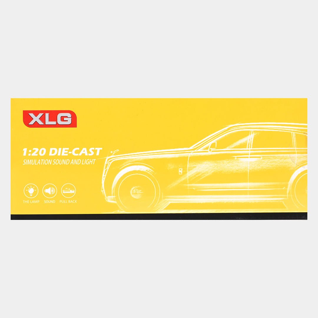 DIE - CAST MODEL PULLBACK CAR WITH LIGHT MUSIC 1:20 SCALE - Toys N Rides
