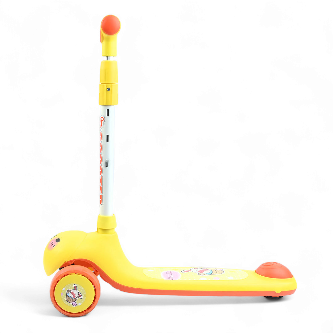 Mickey Shape 3 Wheeler Scooty With Adjustable Hieght