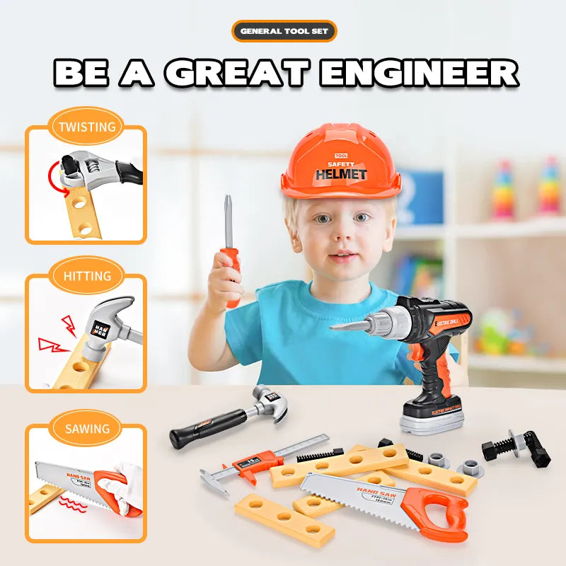 General tool set backpack for kids
