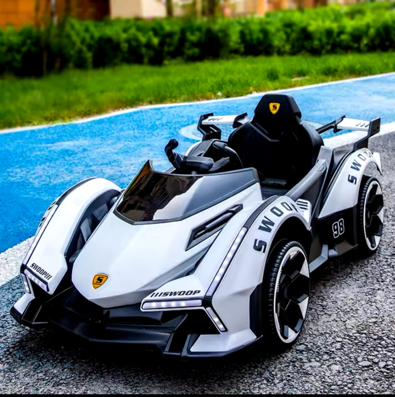 Lambo Shape Kids Battery Operated Remote Control Car For Kids(Premium Model)