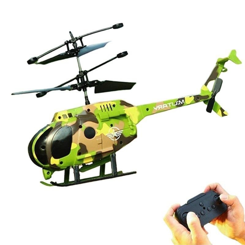 Remote-controlled RC military helicopter for kids