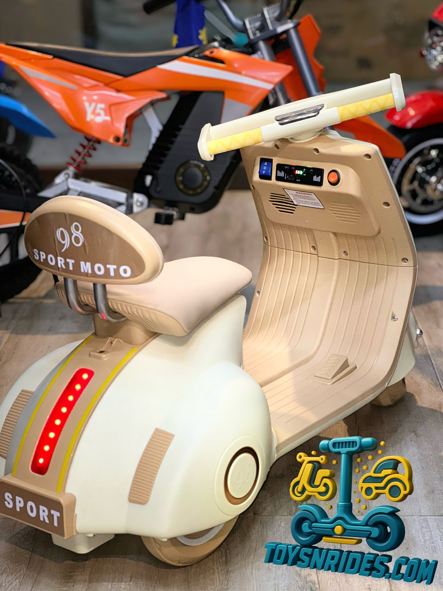 Kids Battery Operated Vespa Scooter For kids