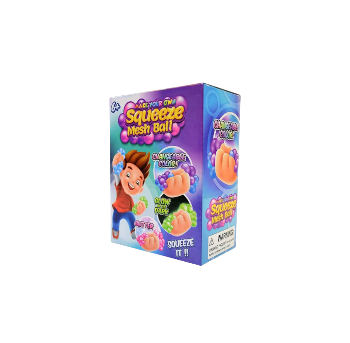 Squeeze mesh ball making kit for kids