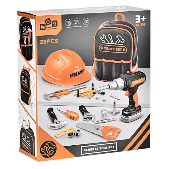 General tool set backpack for kids