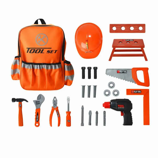 General tool set backpack for kids
