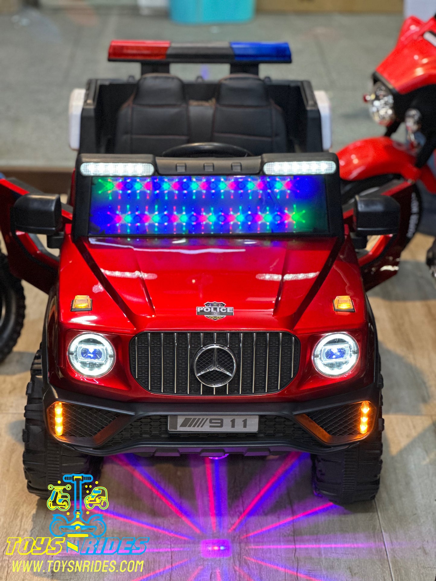 Mercedes Ride-On police Jeep for Kids – Battery Powered Toy by TOYSNRIDES