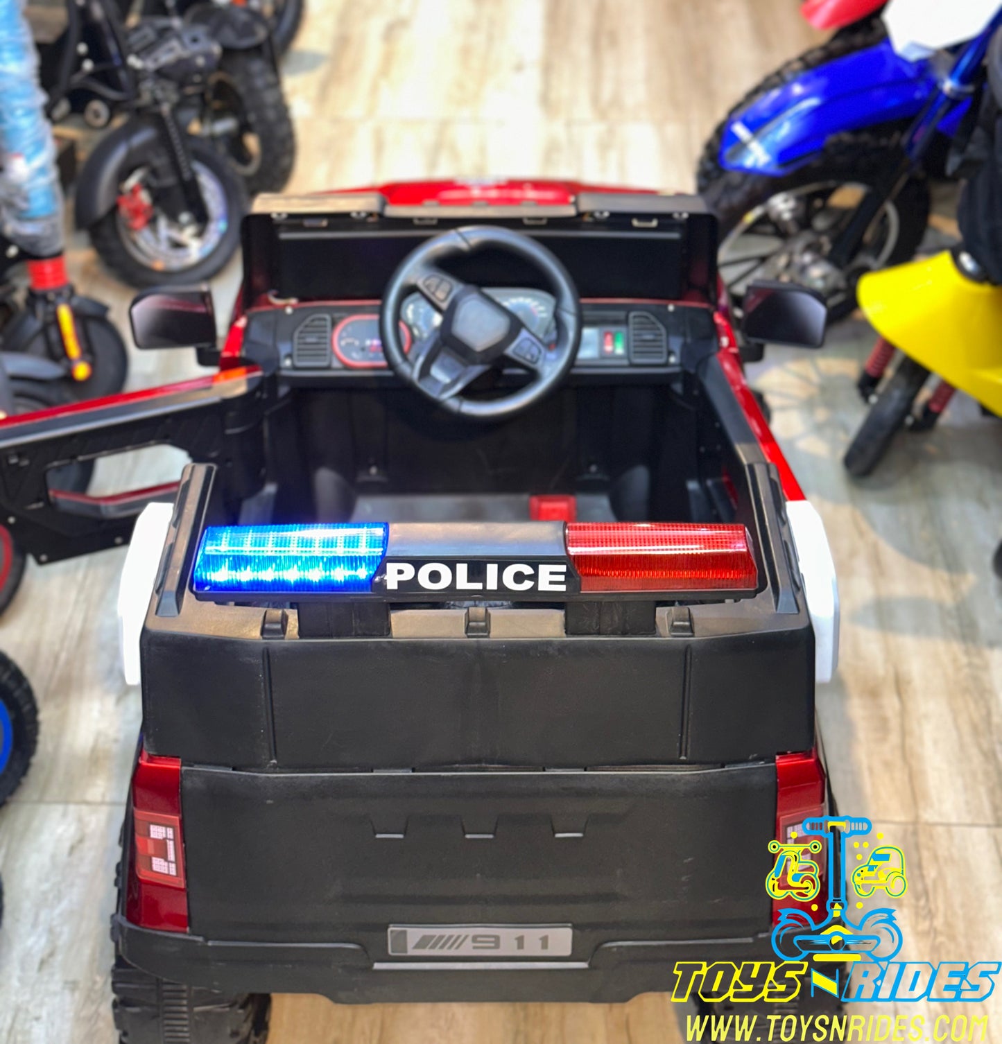 Mercedes Ride-On police Jeep for Kids – Battery Powered Toy by TOYSNRIDES