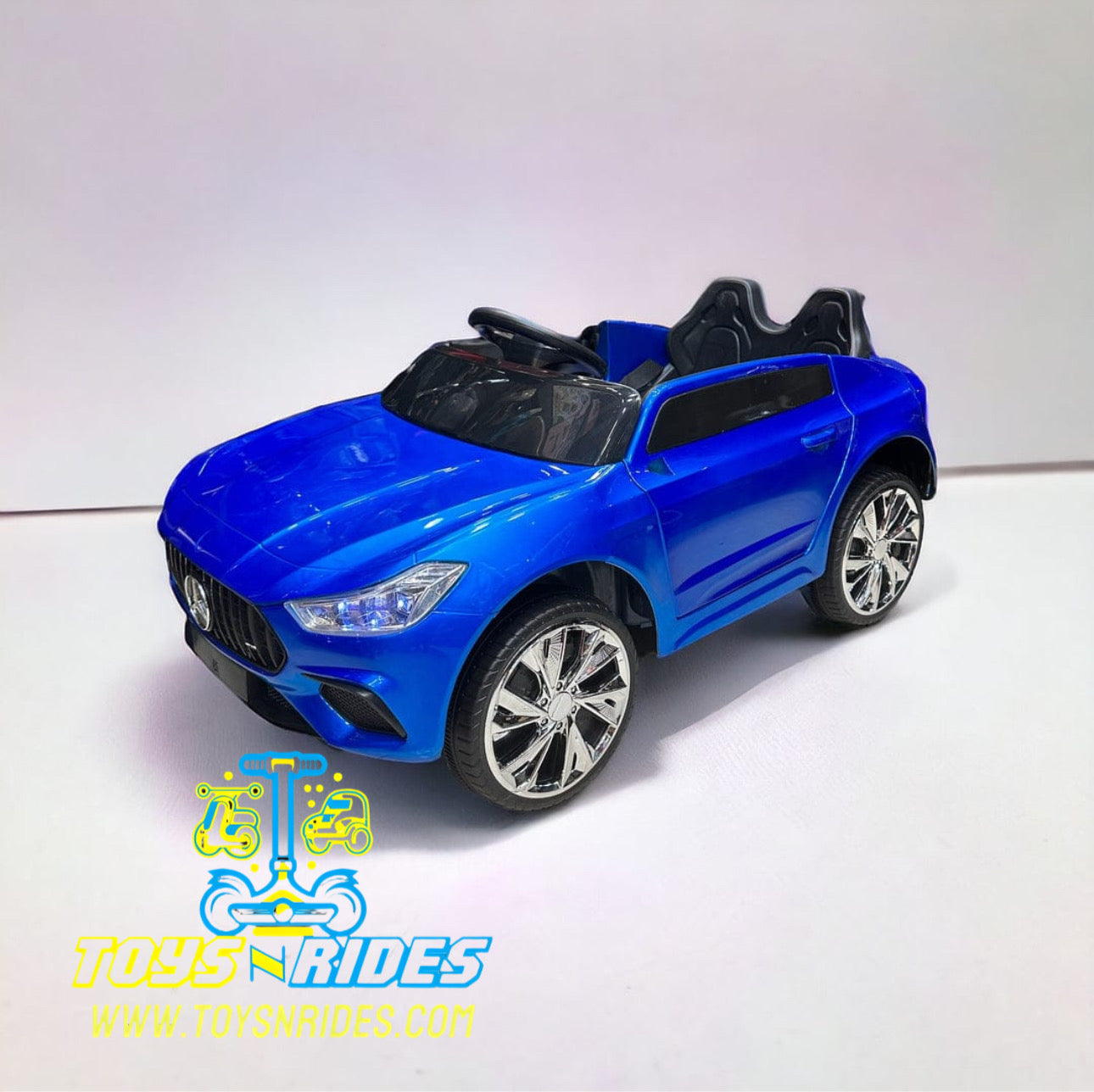 Dual 6V battery system in TOYSNRIDES kids ride-on car - long playtime