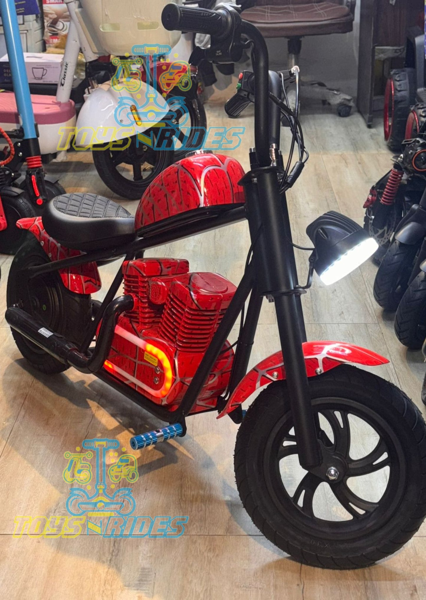 Harley shape battery operated rechargeable bike for kids