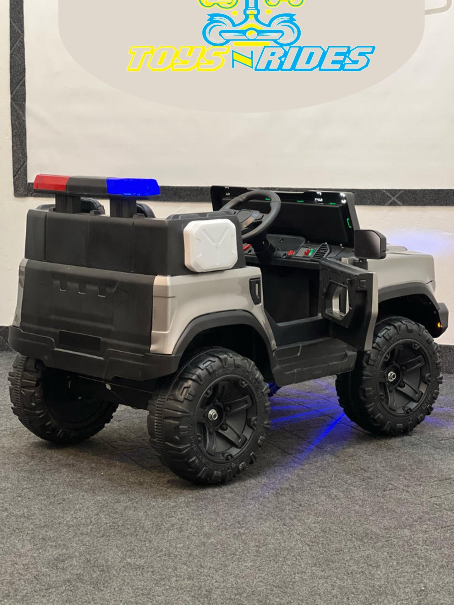 Kids Electric Jeep – Toyota Tundra – Police Jeep by TOYSNRIDES-Toysnrides.com