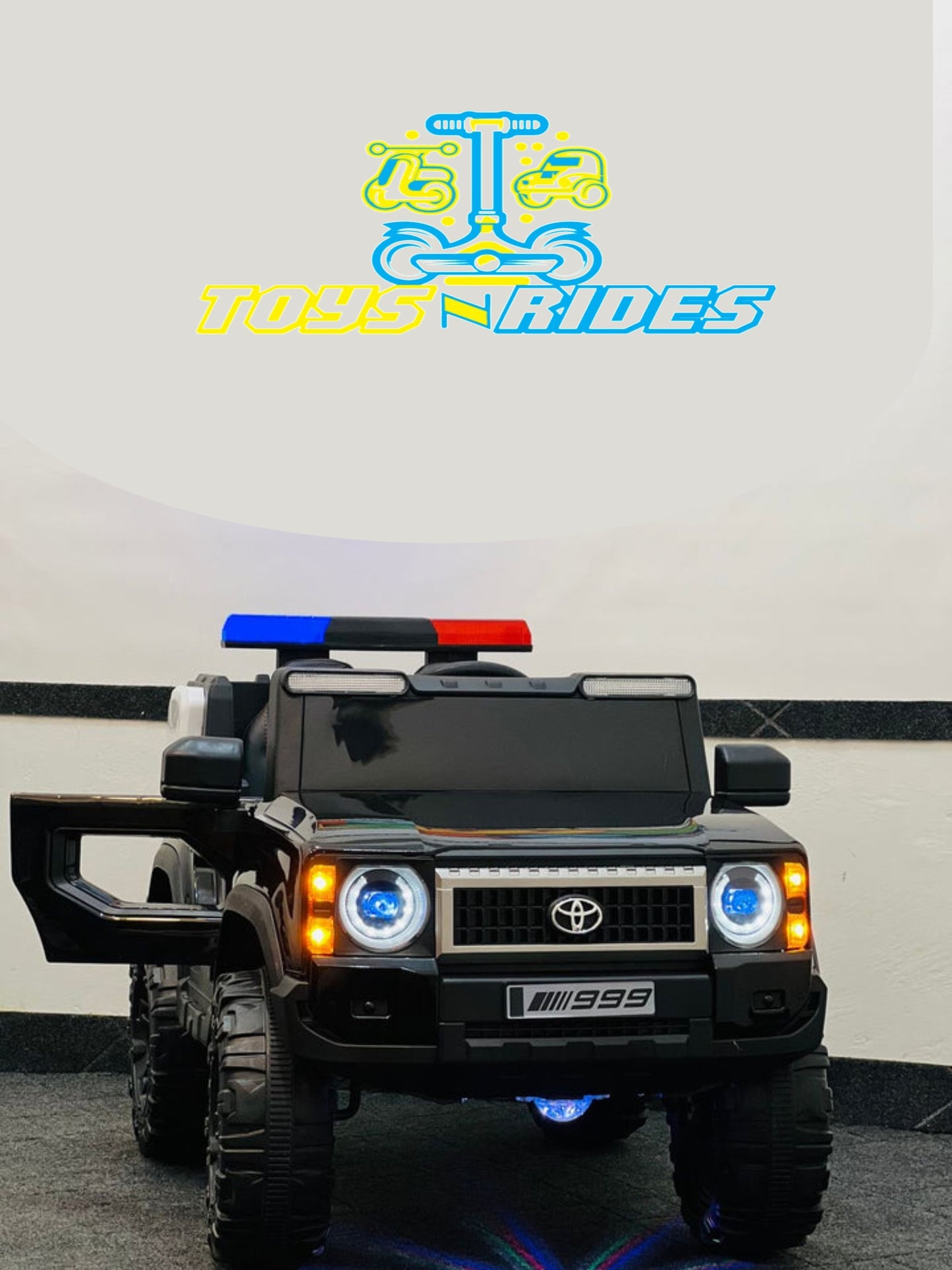 Kids Electric Jeep – Toyota Tundra – Police Jeep by TOYSNRIDES