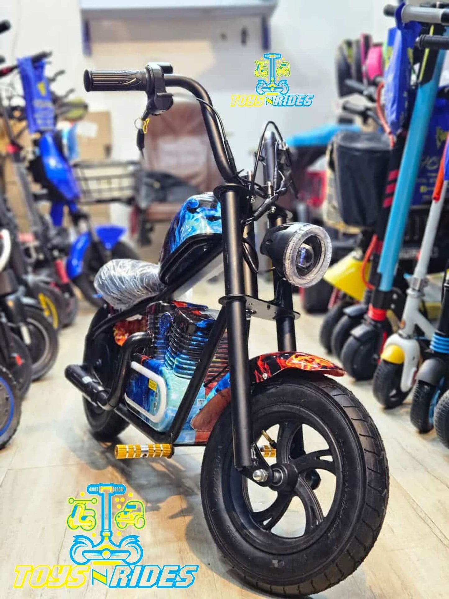 Harley shape battery operated rechargeable bike for kids