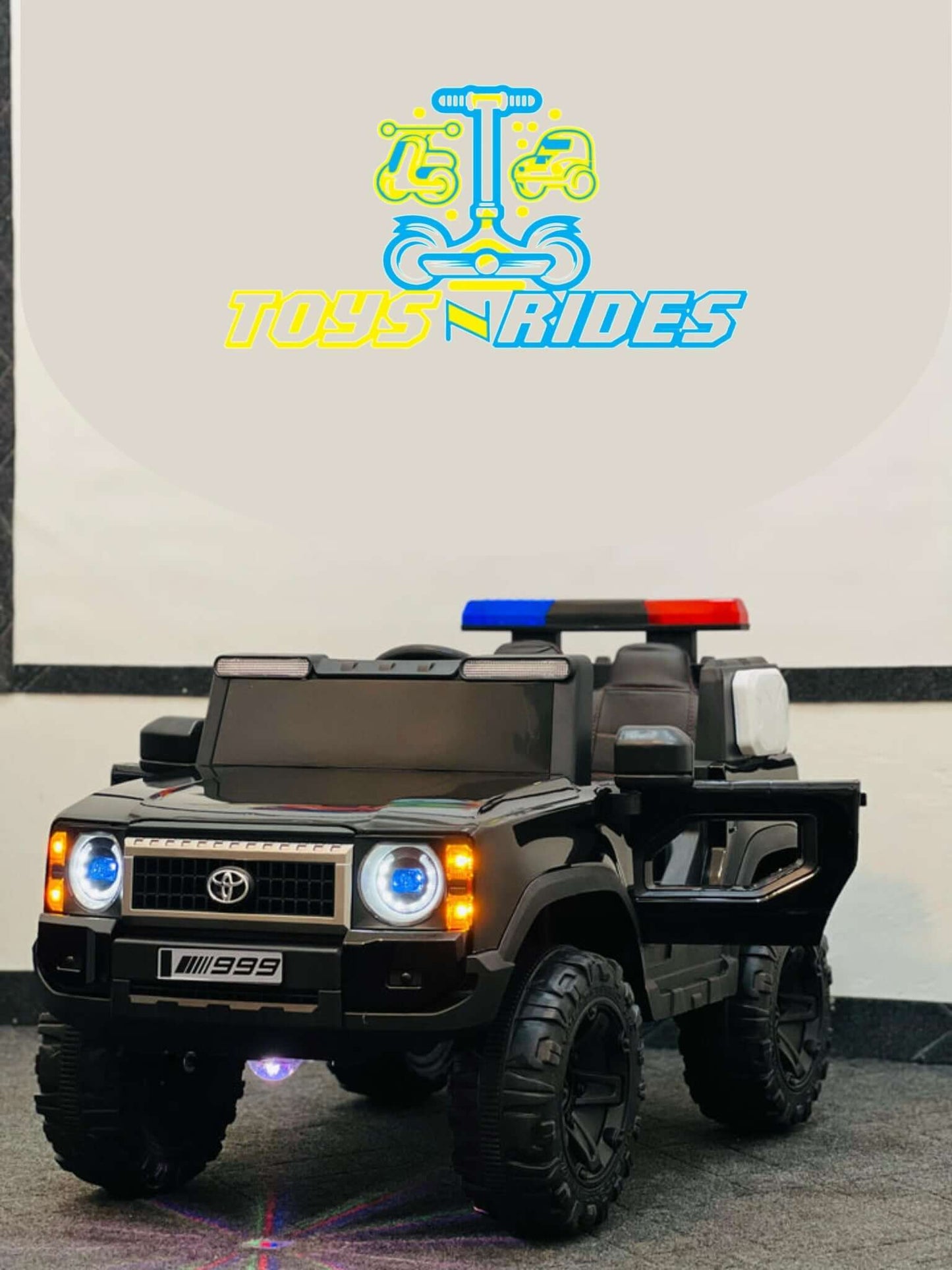 Kids Electric Jeep – Toyota Tundra – Police Jeep by TOYSNRIDES-Toysnrides.com