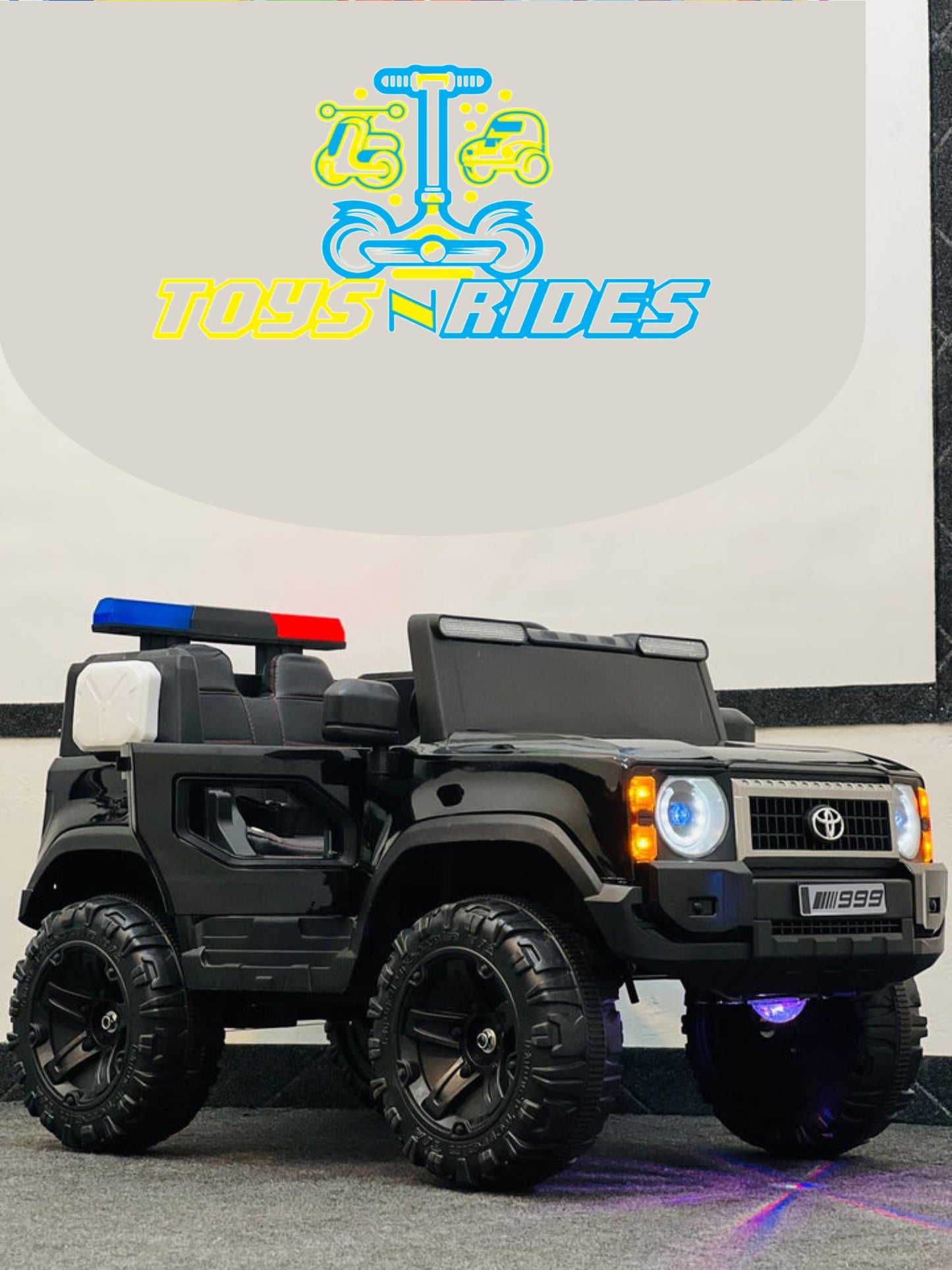 Kids Electric Jeep – Toyota Tundra – Police Jeep by TOYSNRIDES