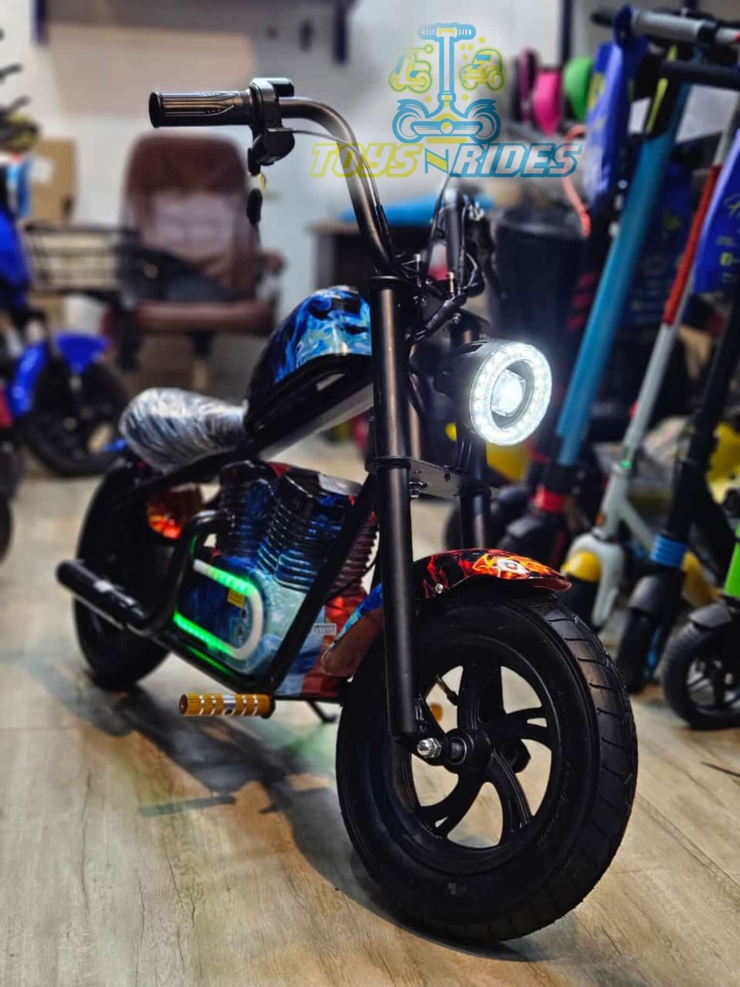 Harley shape battery operated rechargeable bike for kids