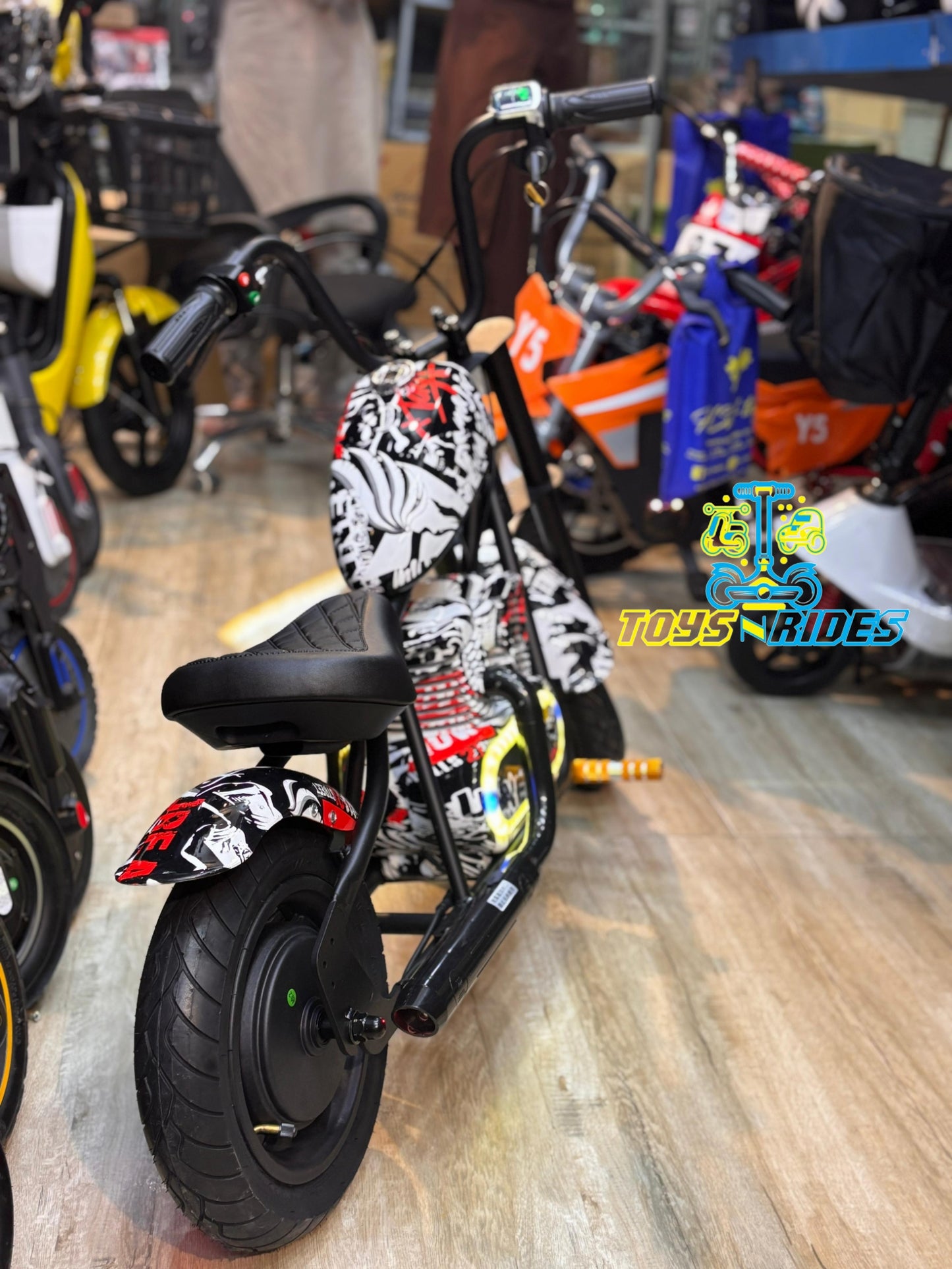 Harley shape battery operated rechargeable bike for kids
