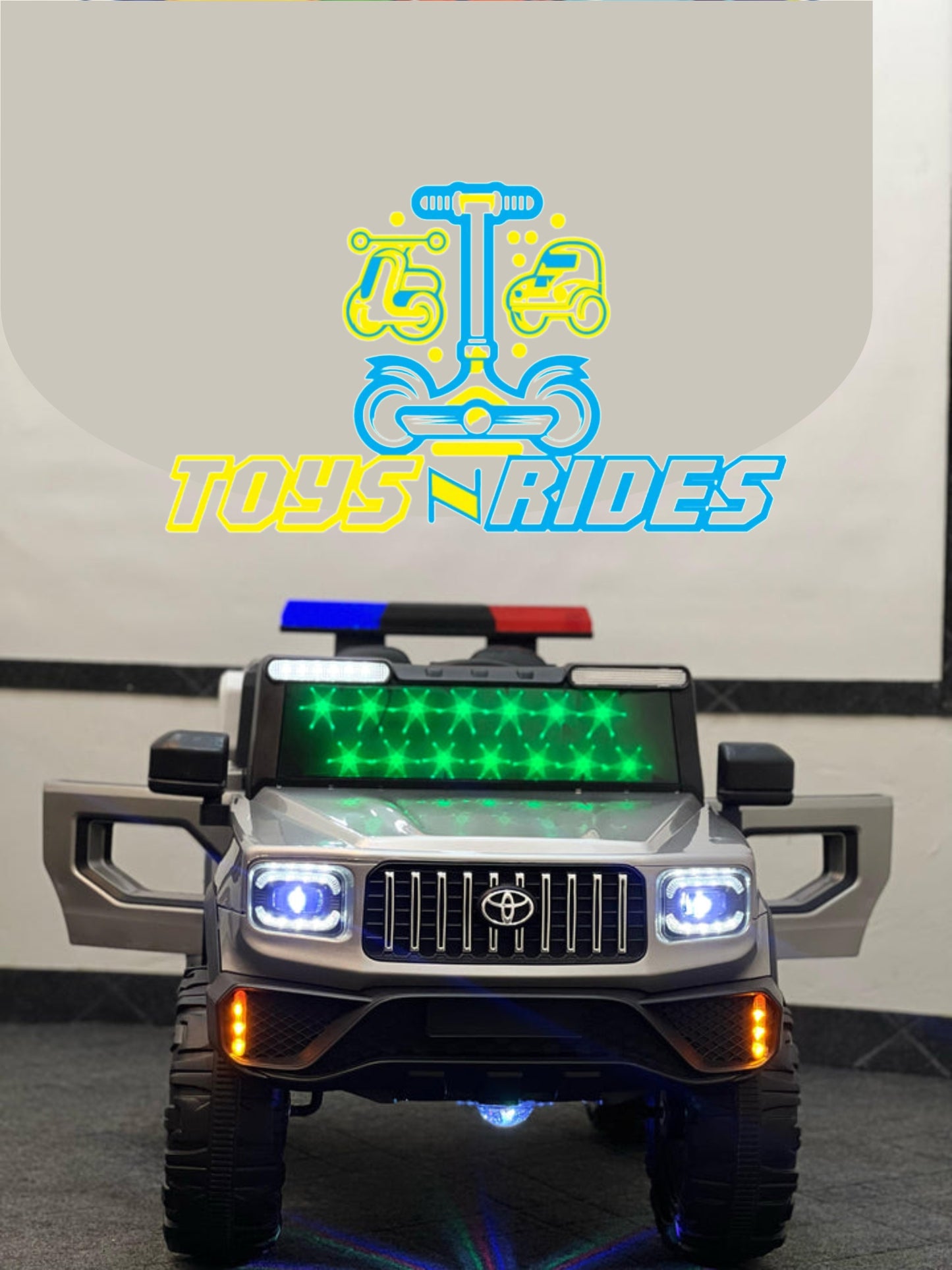 Kids Electric Jeep – Toyota Tundra – Police Jeep by TOYSNRIDES-Toysnrides.com