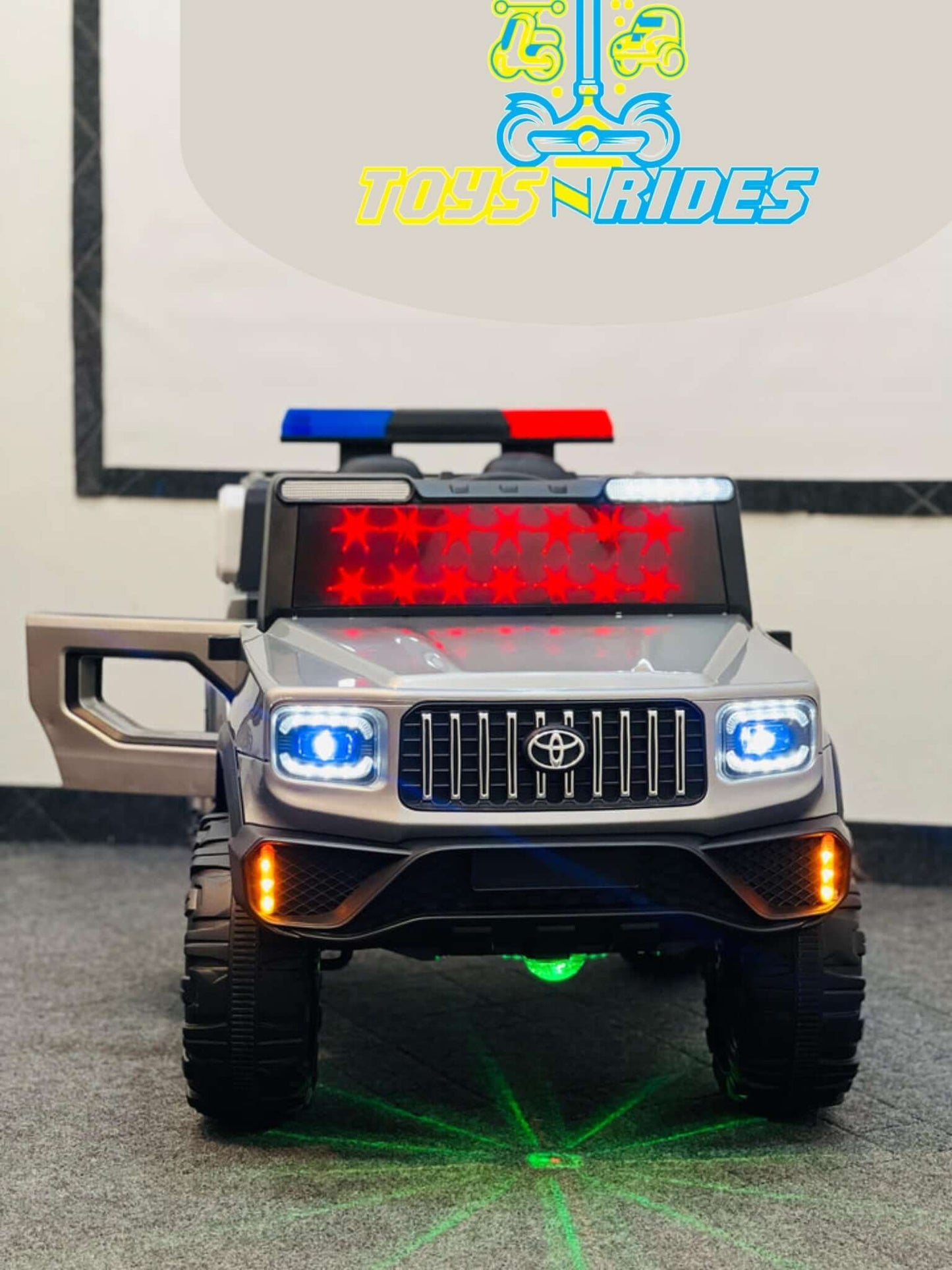 Kids Electric Jeep – Toyota Tundra – Police Jeep by TOYSNRIDES-Toysnrides.com