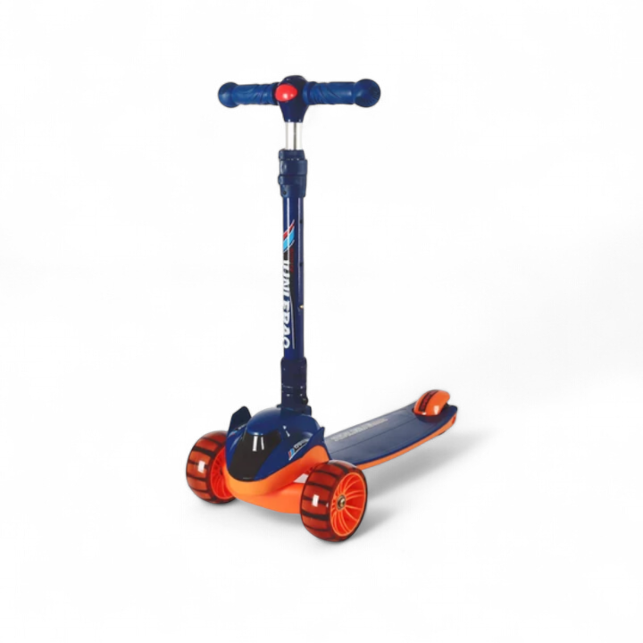 Jet Shape Foldable Manual Scooty for kids.