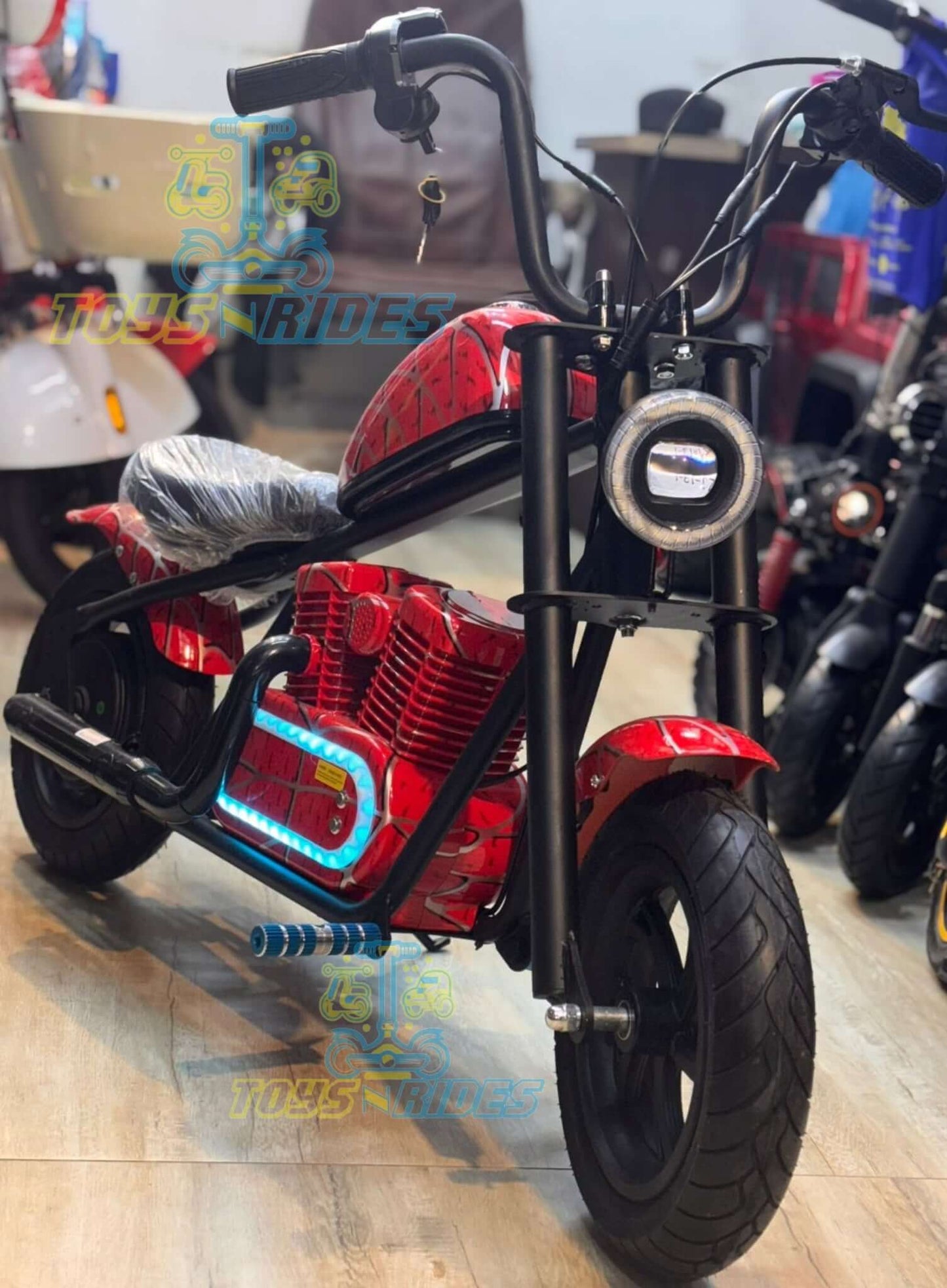 Harley shape battery operated rechargeable bike for kids