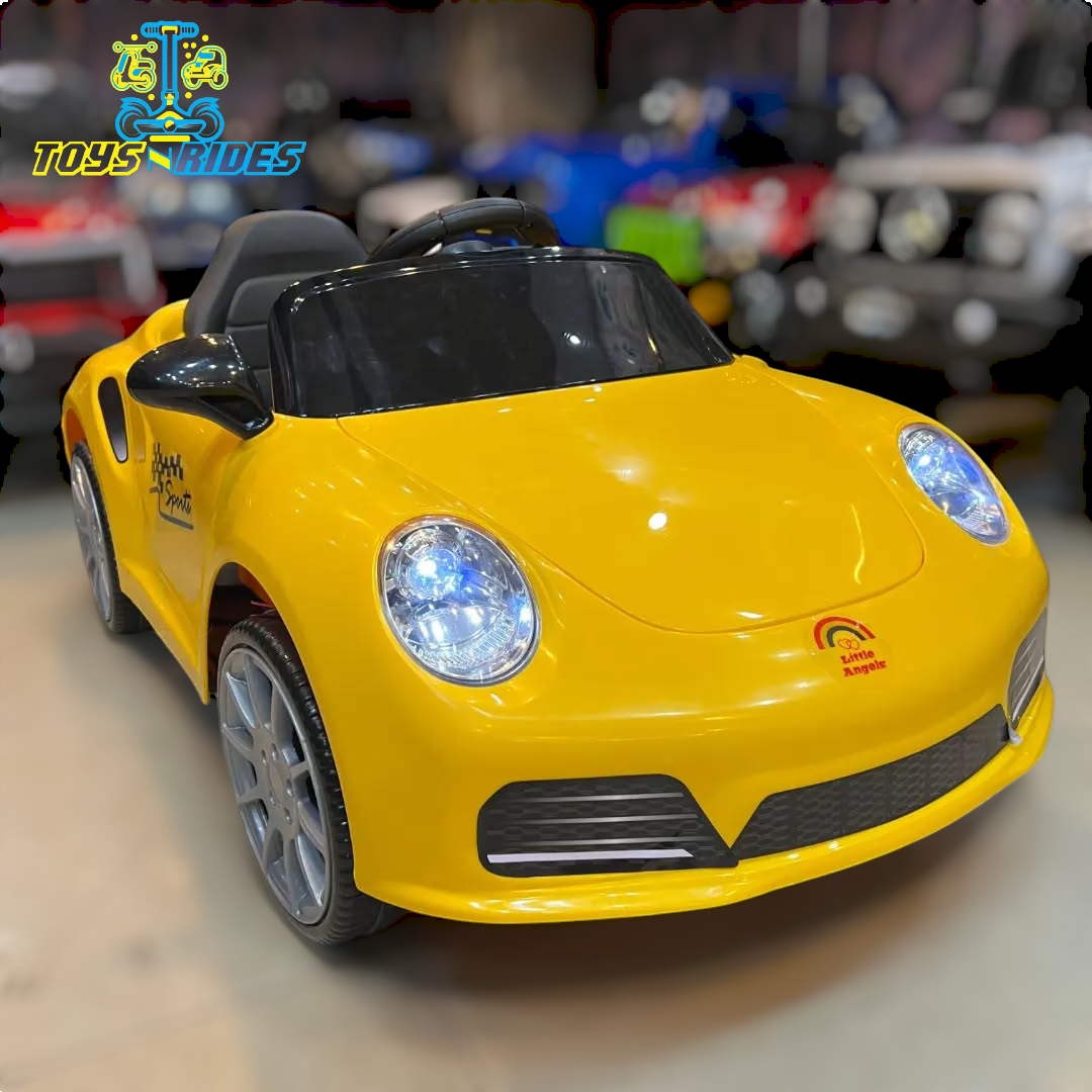 Kids Porsche Shape Battery Car by TOYSNRIDES ๐
2. 12V Kids Battery-Powered Remote Control Car ๐
3. Off-Road Kids Car with Unbreakable Tyres ๐
4. Waterproof Kids Battery Car by TOYSNRIDES ๐ง๏ธ
5. Realistic Porsche Design Kids Ride-On Car ๐