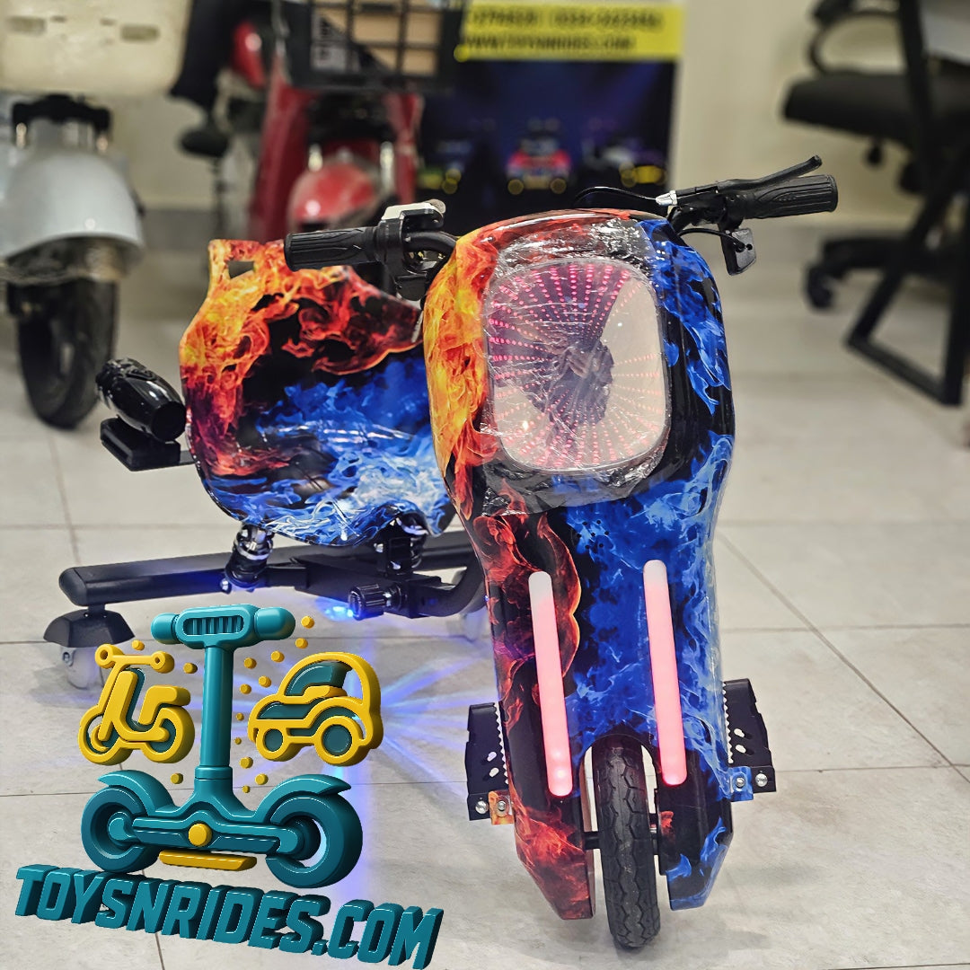 Kids Electric Drifting Scooter 3 wheel stunt bike Drifter