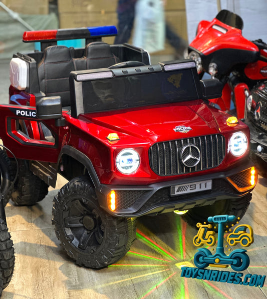 Mercedes Ride-On police Jeep for Kids – Battery Powered Toy by TOYSNRIDES